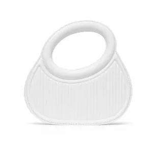 Жіноча модна сумка через плече 2025 RAYA дизайнерська сумочка в однотонному стилі літня колекція ПУ шкіра біла